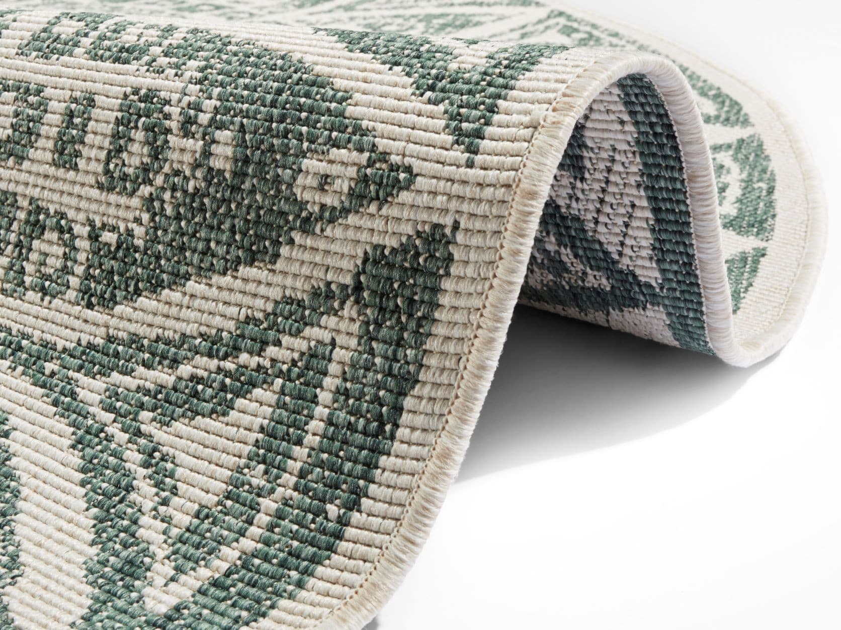 Kusový koberec Mujkoberec Original Nora 104163 Green Creme kruh – na ven i na doma 5