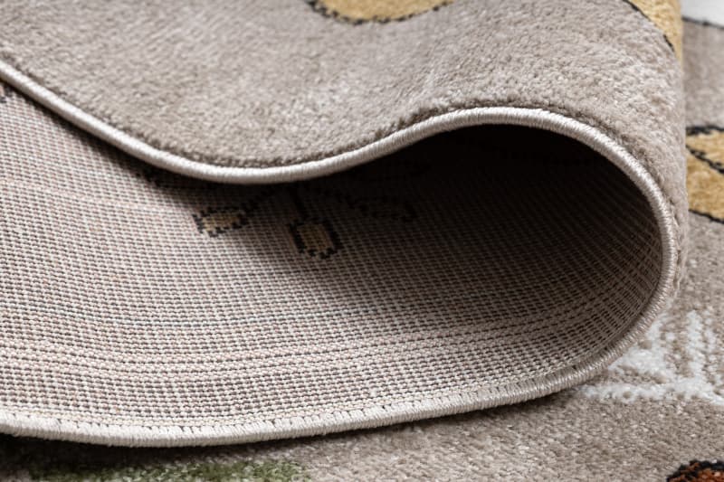 Dětský kusový koberec Fun Forester beige 6
