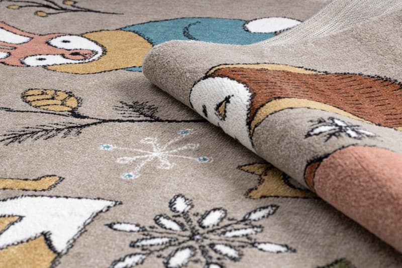 Dětský kusový koberec Fun Forester beige 8