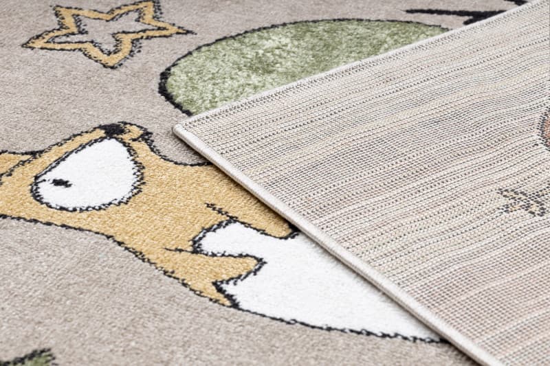 Dětský kusový koberec Fun Forester beige 10