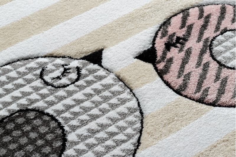 Dětský kusový koberec Petit Birds cream 7