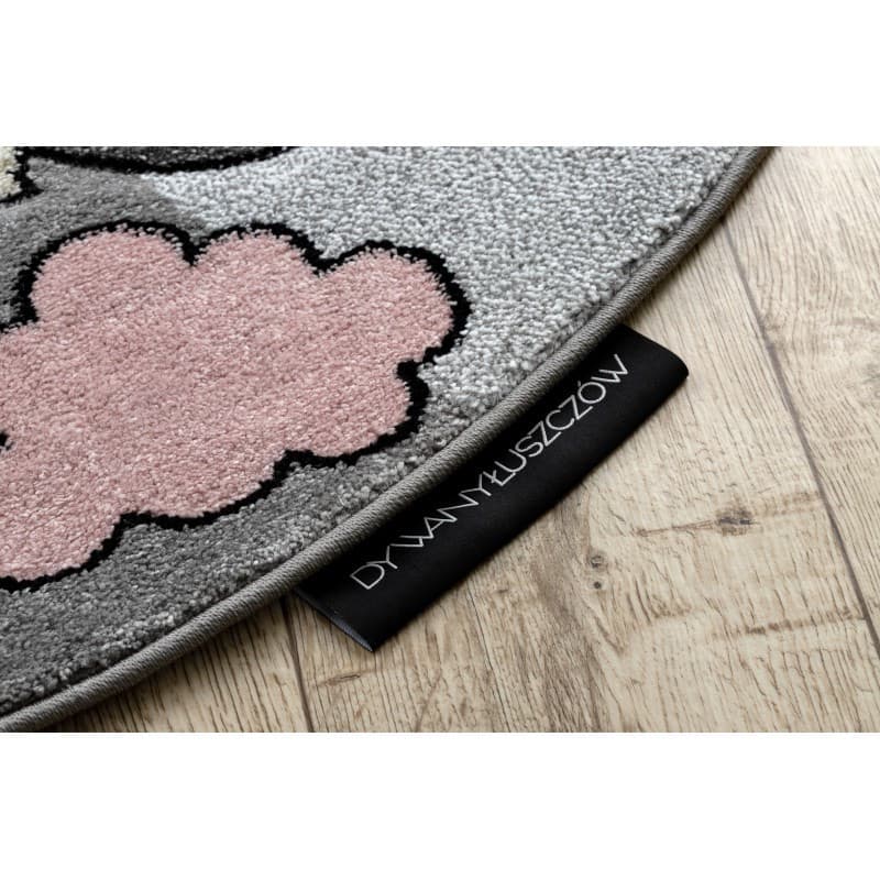 Dětský kusový koberec Petit Unicorn grey kruh 10