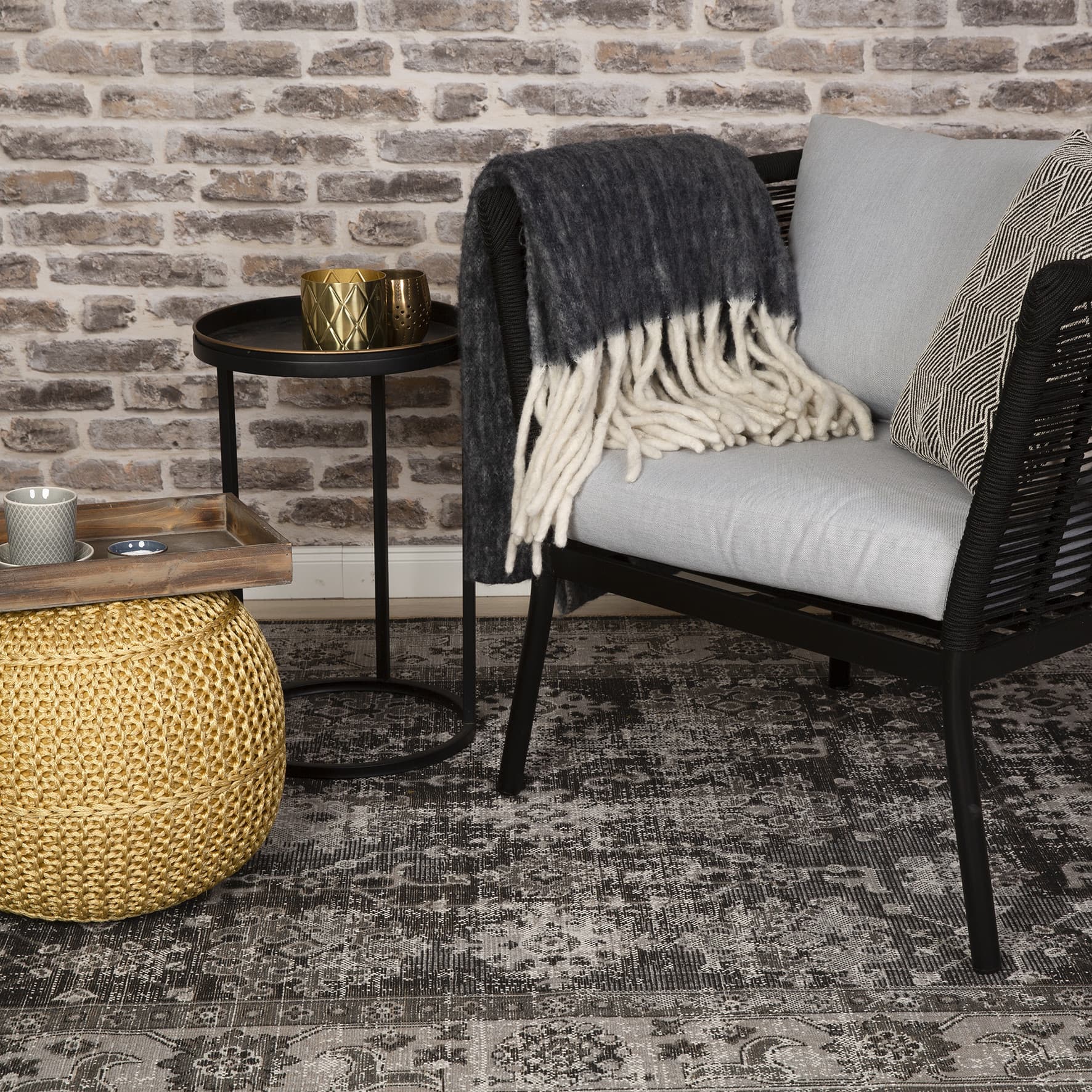 Kusový koberec Tilas 244 Grey – na ven i na doma 2