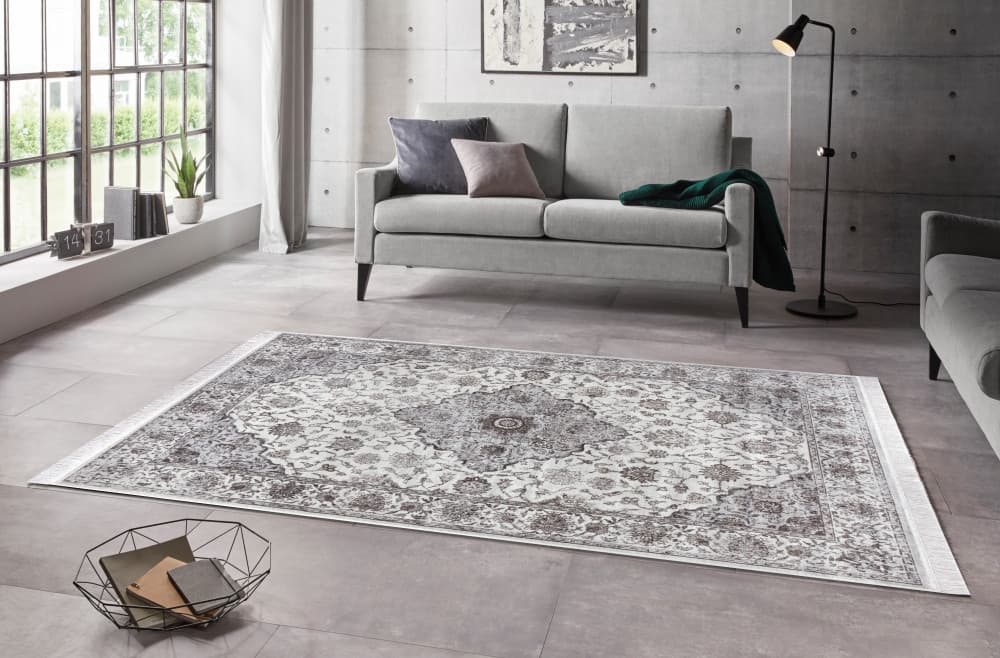 Kusový koberec Ghazni 105040 Grey Cream 2