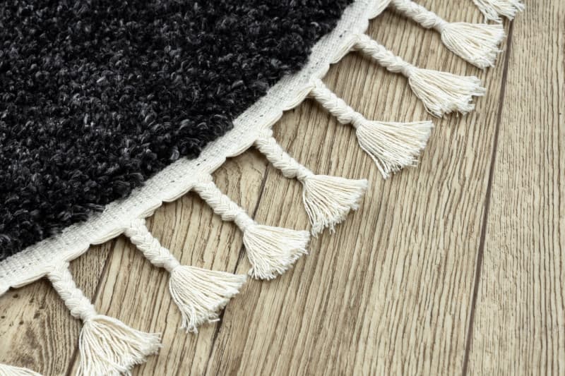 Kusový koberec Berber 9000 grey kruh 9