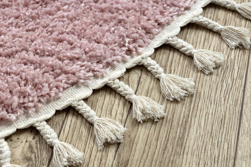 Kusový koberec Berber 9000 pink kruh 9