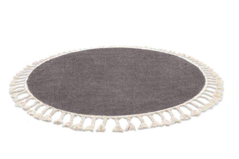 Kusový koberec Berber 9000 brown kruh 4