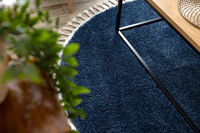 Kusový koberec Berber 9000 navy kruh 10