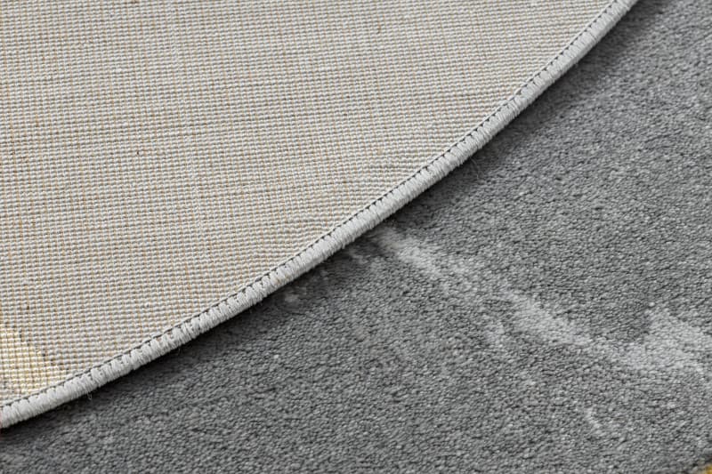 Kusový koberec Emerald geometric 1012 grey and gold kruh 9