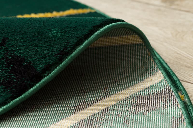 Kusový koberec Emerald geometric 1012 green and gold kruh 6