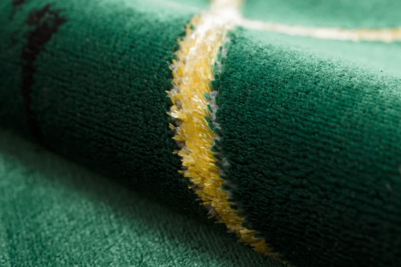 Kusový koberec Emerald geometric 1012 green and gold kruh 5