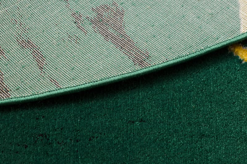Kusový koberec Emerald geometric 1012 green and gold kruh 10