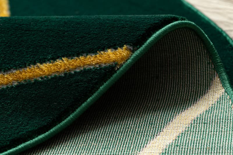 Kusový koberec Emerald 1013 green and gold kruh 7