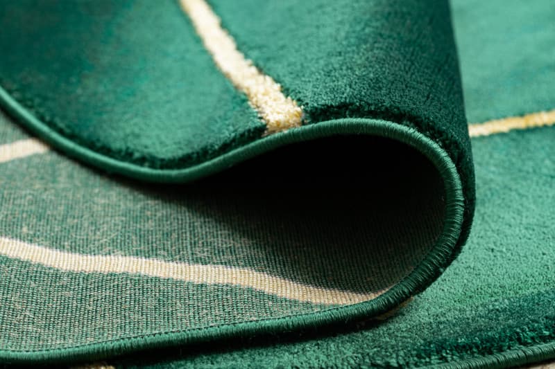 Kusový koberec Emerald 1013 green and gold kruh 8