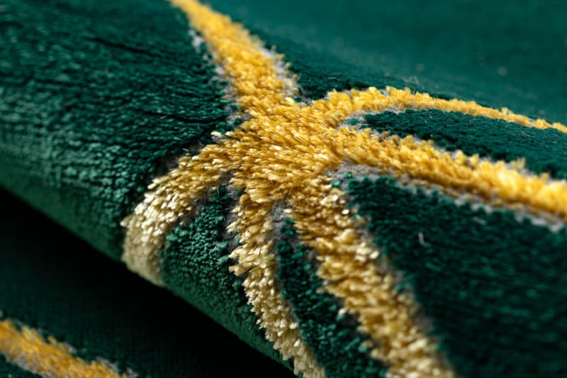 Kusový koberec Emerald 1013 green and gold kruh 5