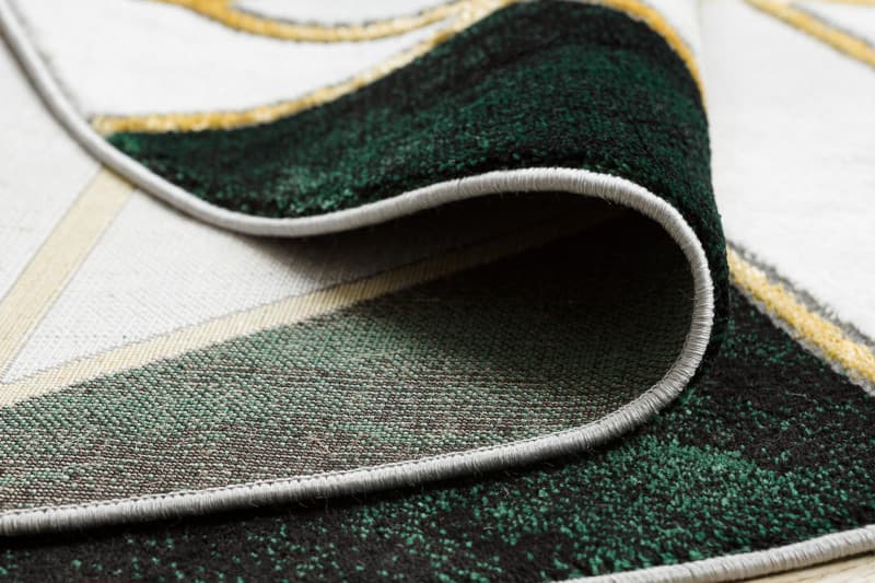Kusový koberec Emerald 1015 green and gold kruh 8