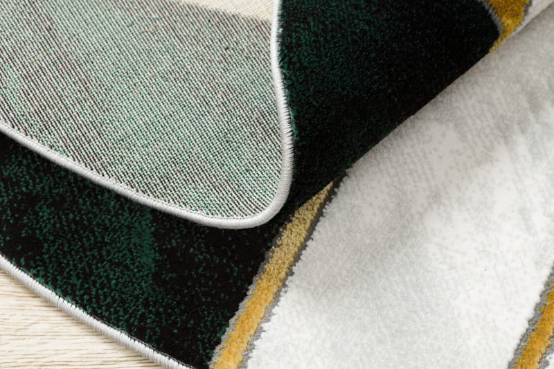 Kusový koberec Emerald 1015 green and gold kruh 7