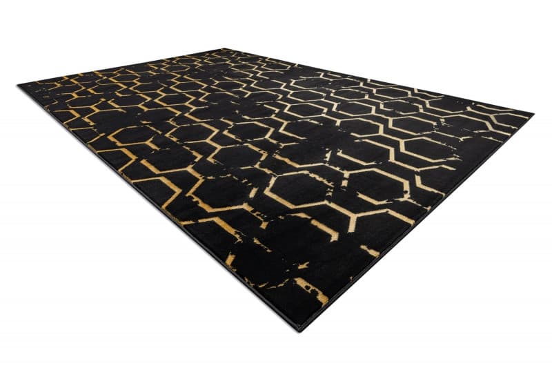 Kusový koberec Gloss 407C 86 black/gold 4