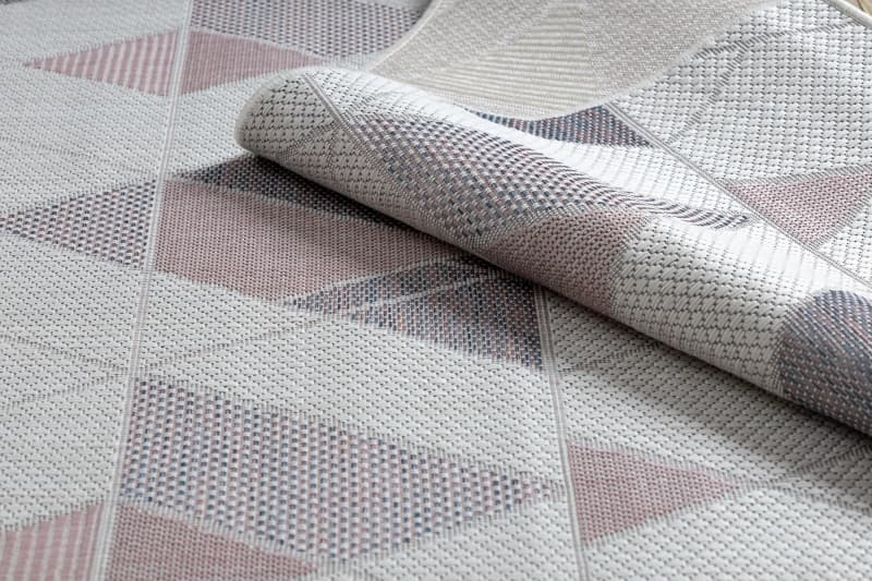 Kusový koberec Sion Sisal Triangles B3006A ecru/pink – na ven i na doma 10
