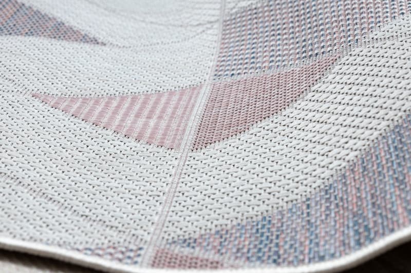 Kusový koberec Sion Sisal Triangles B3006A ecru/pink – na ven i na doma 9