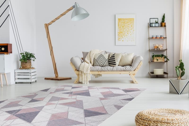 Kusový koberec Sion Sisal Triangles B3006A ecru/pink – na ven i na doma 2
