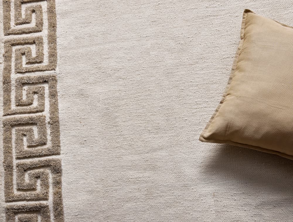 Ručně vázaný kusový koberec Greek Desp P86 Ivory White Antique Mud 2