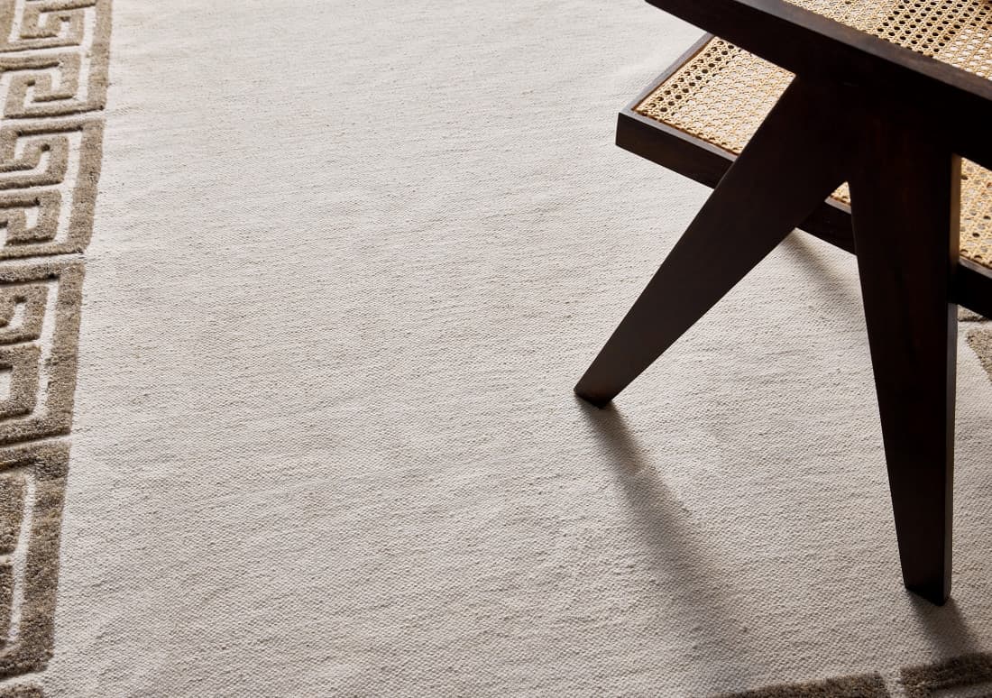 Ručně vázaný kusový koberec Greek Desp P86 Ivory White Antique Mud 4