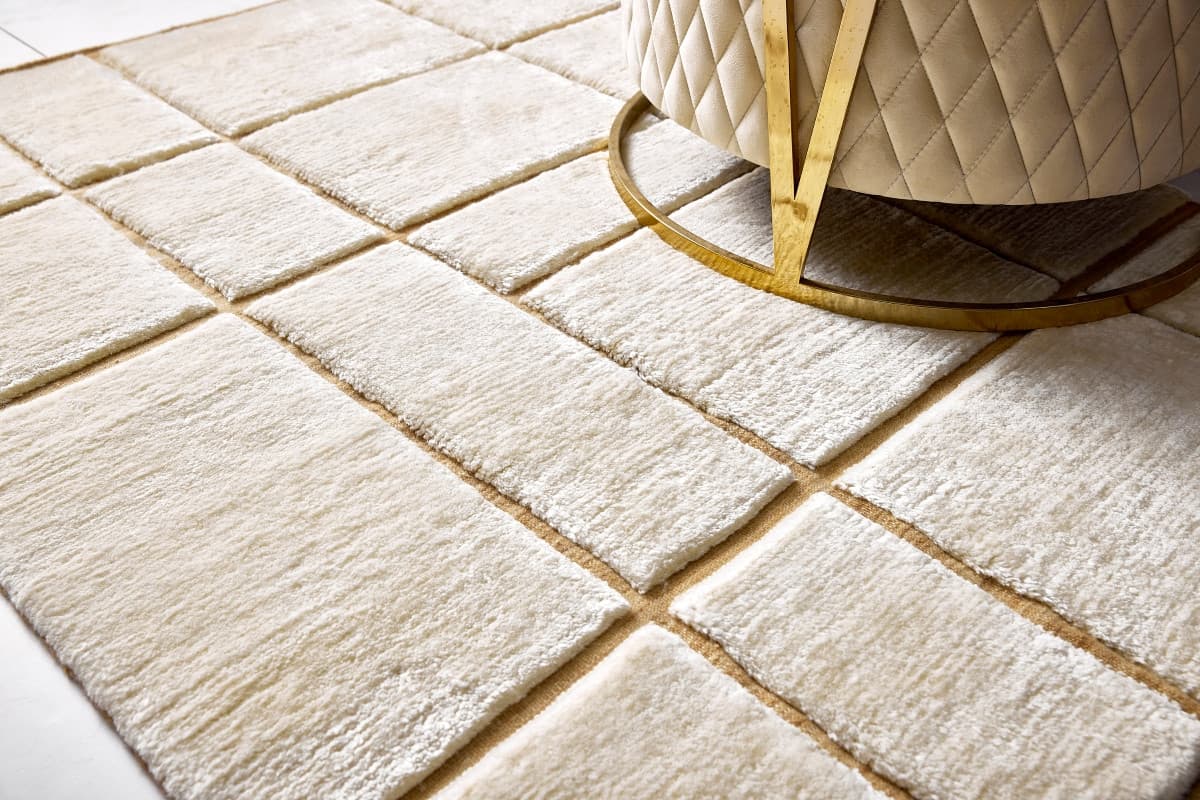Ručně vázaný kusový koberec Radiant Mohair Desp P41 Mohair White 3