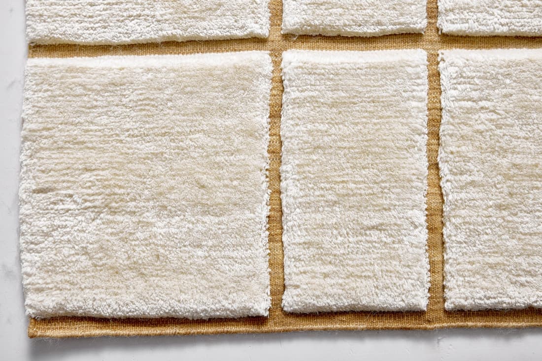 Ručně vázaný kusový koberec Radiant Mohair Desp P41 Mohair White 5