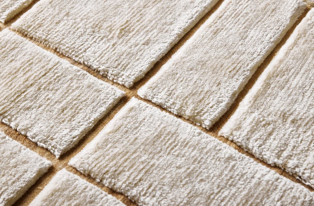 Ručně vázaný kusový koberec Radiant Mohair Desp P41 Mohair White 6