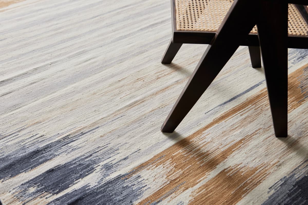 Ručně vázaný kusový koberec Ombre Paris Desp HL64 Ivory Charcoal 2
