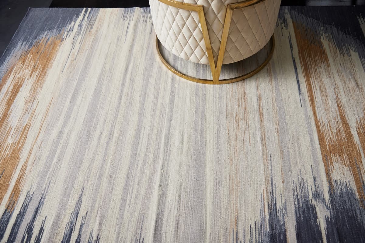 Ručně vázaný kusový koberec Ombre Paris Desp HL64 Ivory Charcoal 3