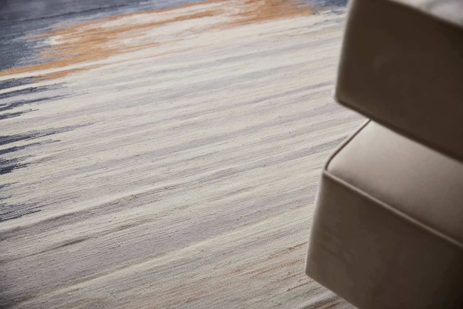 Ručně vázaný kusový koberec Ombre Paris Desp HL64 Ivory Charcoal 6