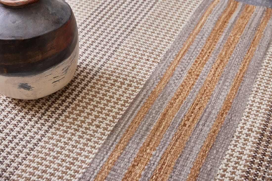 Ručně vázaný kusový koberec Houndstooth Desp HL89 Beige Mix 5