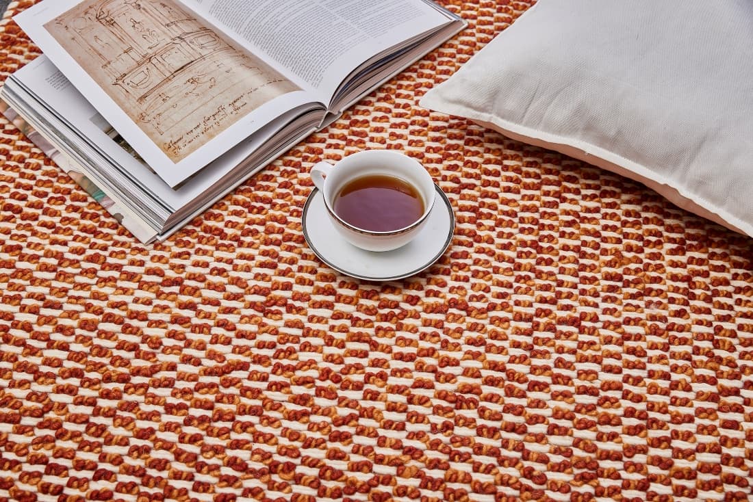 Ručně vázaný kusový koberec Fire Agate DE 4619 Orange Mix 3