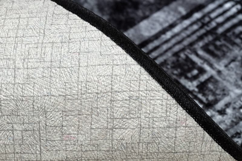Kusový koberec Miro 51278.810 Marble black / white 9