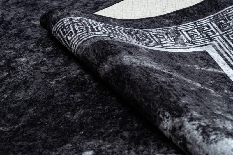 Kusový koberec Miro 51278.810 Marble black / white 6
