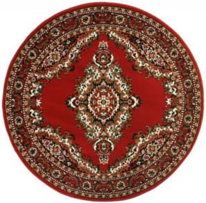 Kusový koberec Teheran T-102 red kruh