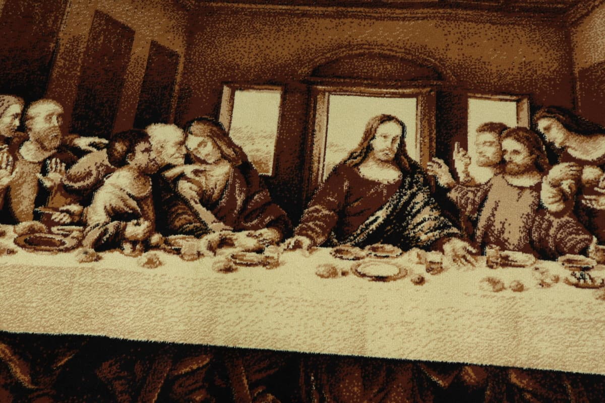 Kusový koberec Poslední večeře 2