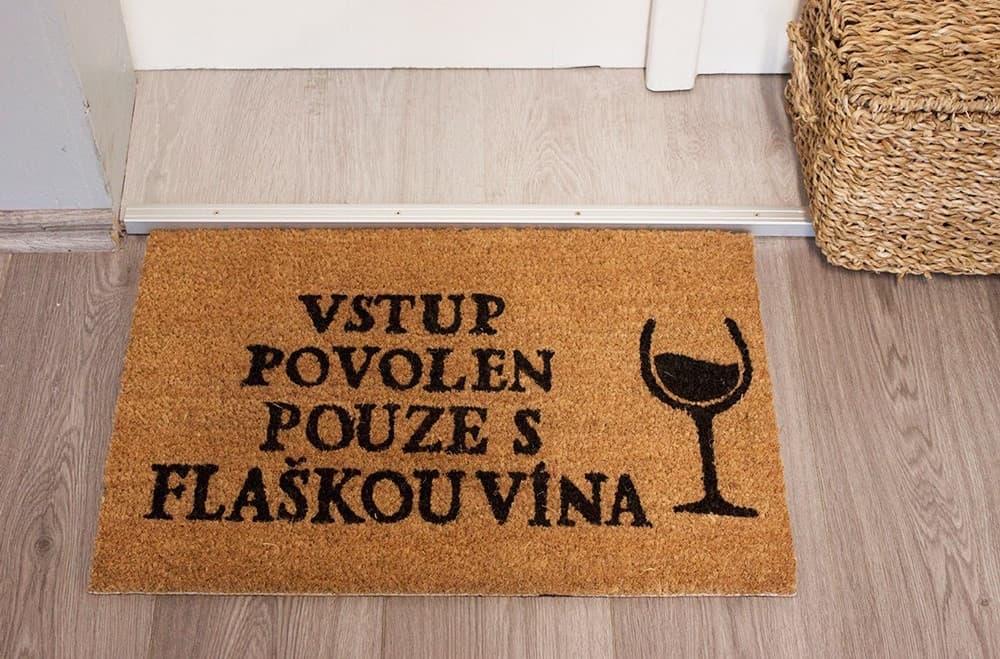 Rohožka Kokos Flaška vína - na ven i na doma 2
