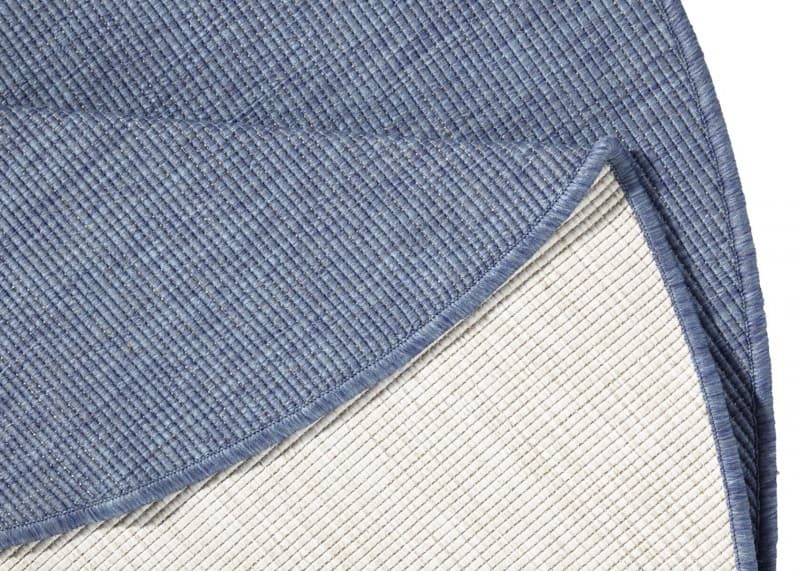 Kusový koberec Twin-Wendeteppiche 103100 blue cream kruh – na ven i na doma 5