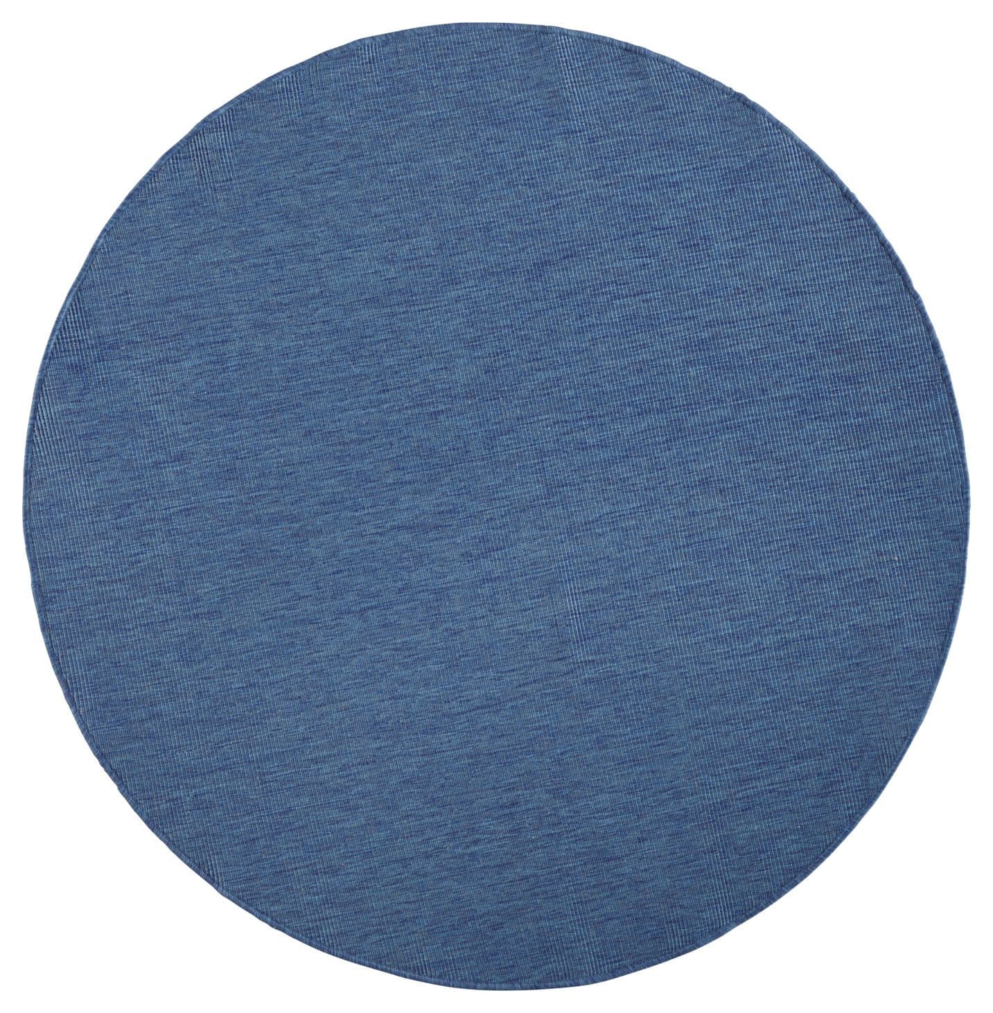 Kusový koberec Twin-Wendeteppiche 103100 blue cream kruh – na ven i na doma