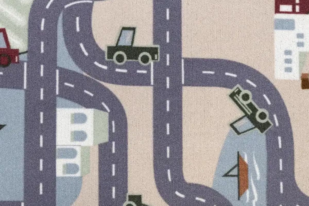 Dětský kusový koberec Scanroad 39 kruh 3
