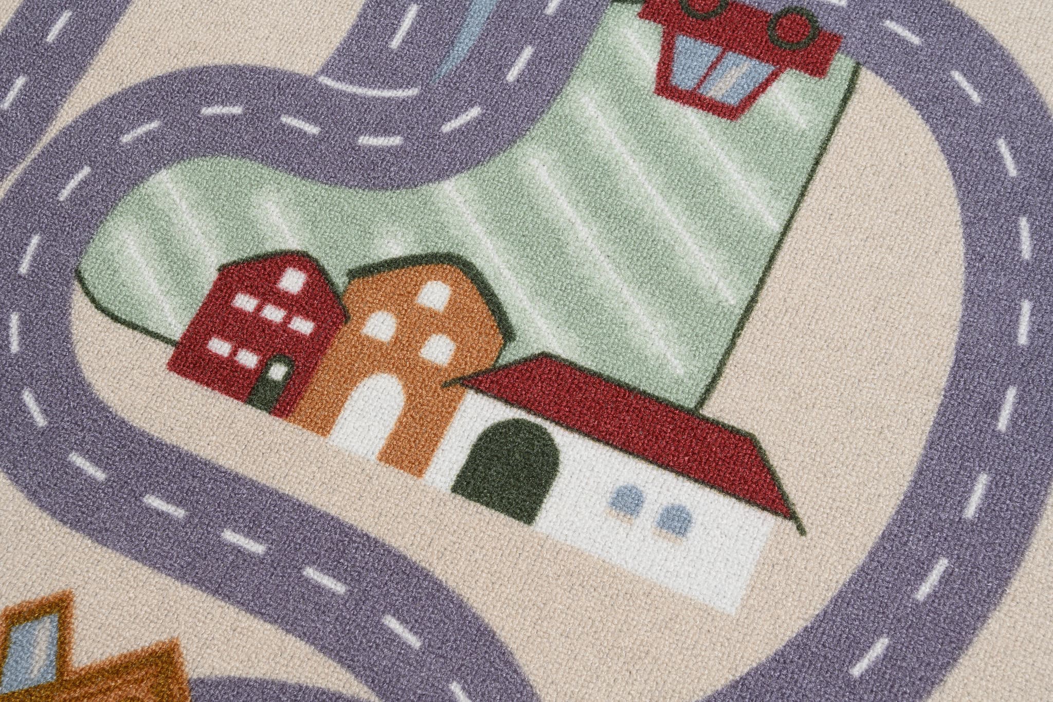 Dětský kusový koberec Scanroad 39 kruh 2