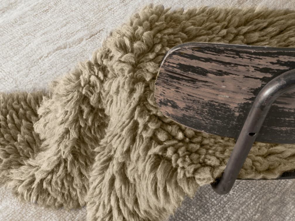 Vlněný koberec Woolly - Sheep Beige 2