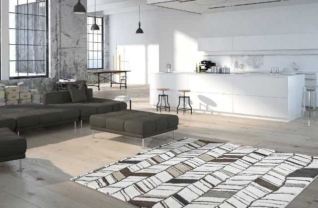 Kusový koberec Soho 841 White 3