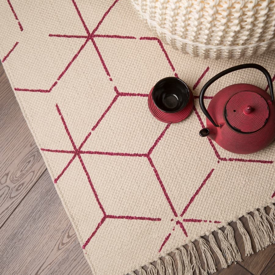 Ručně tkaný kusový koberec Stockholm 342 Fuchsia 3