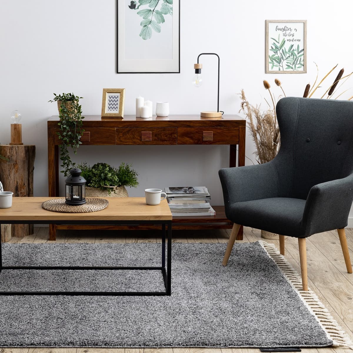 Kusový koberec Berber 9000 light grey 2