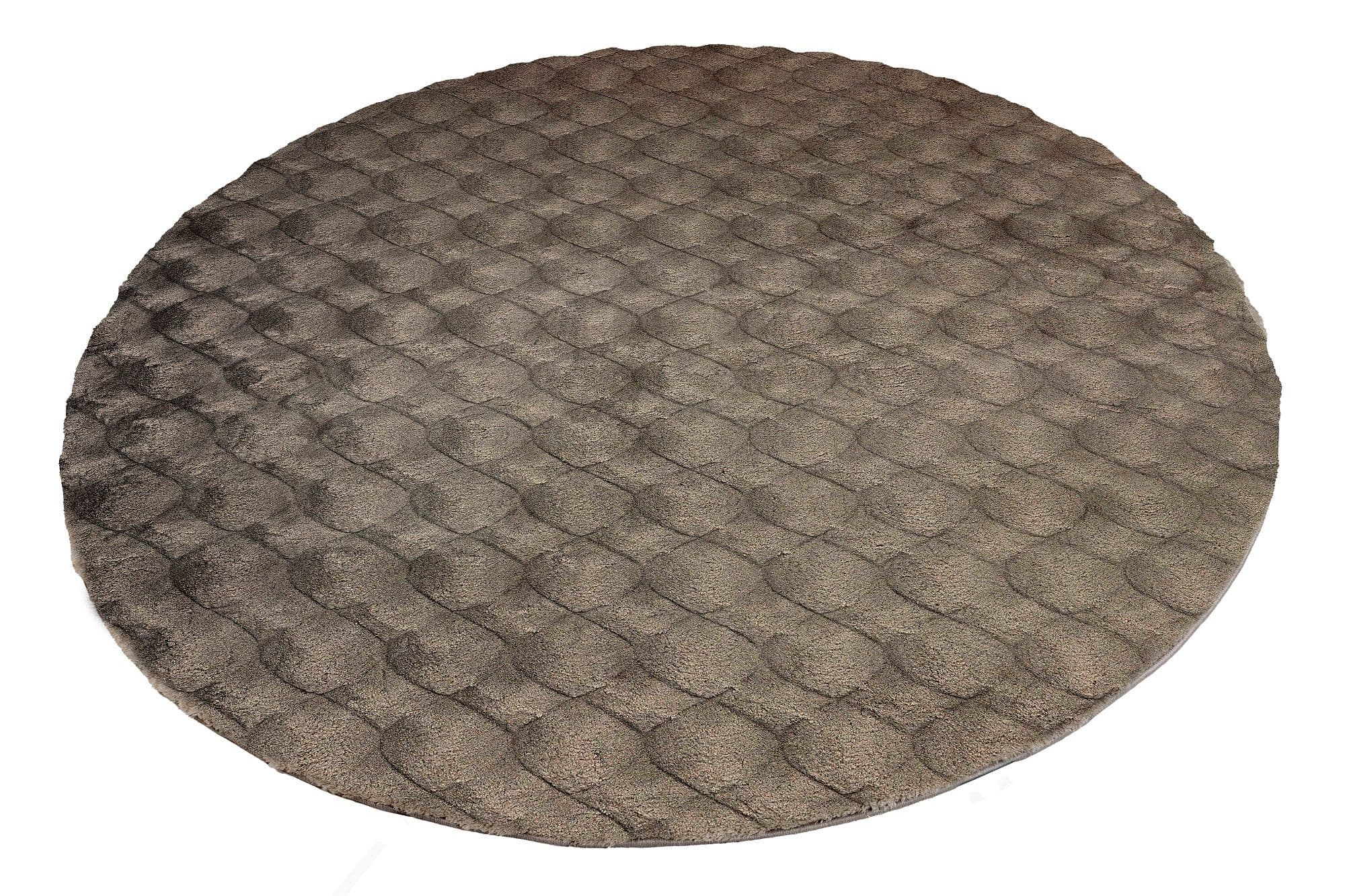 Kusový koberec Diamond Cut 800 Grey kruh 2