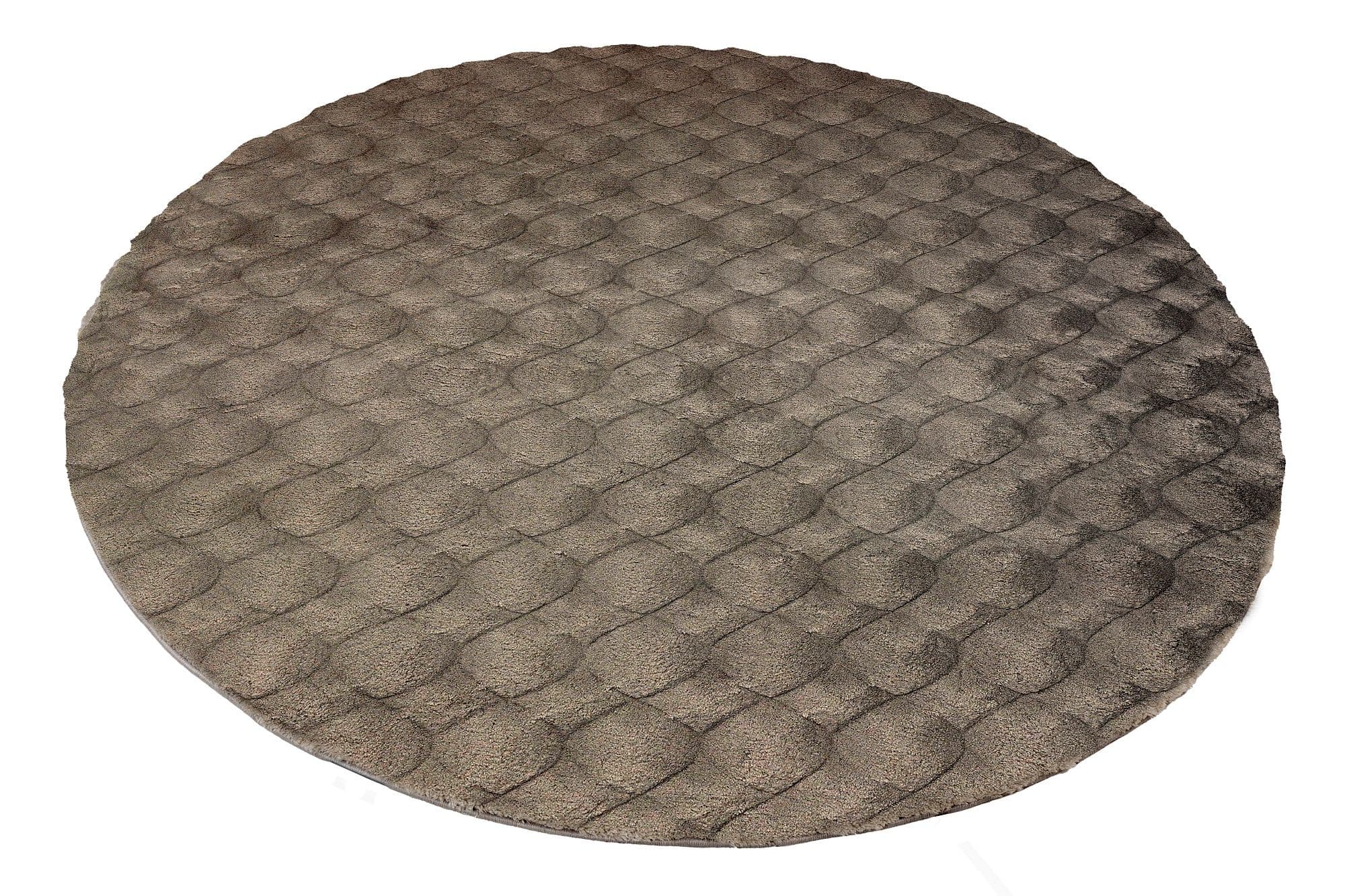 Kusový koberec Diamond Cut 800 Grey kruh 6